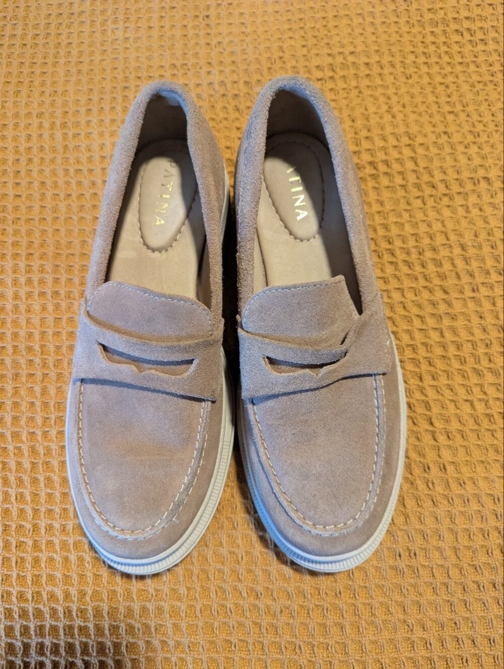 Patina Women's Suede Loafers, 8.5